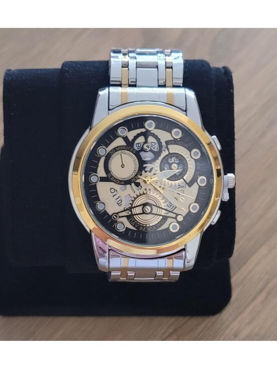 Other - Men's Silver and Gold Tone Wrist Watch